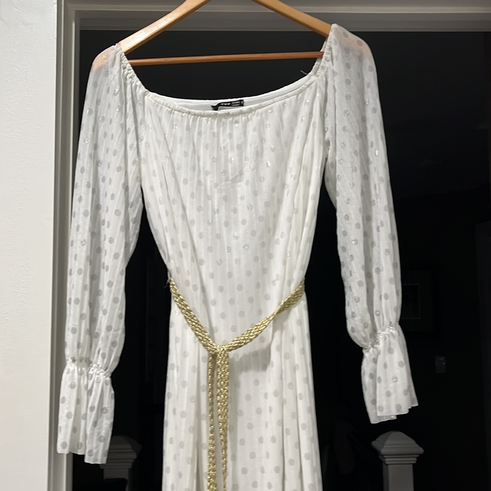 White long dress